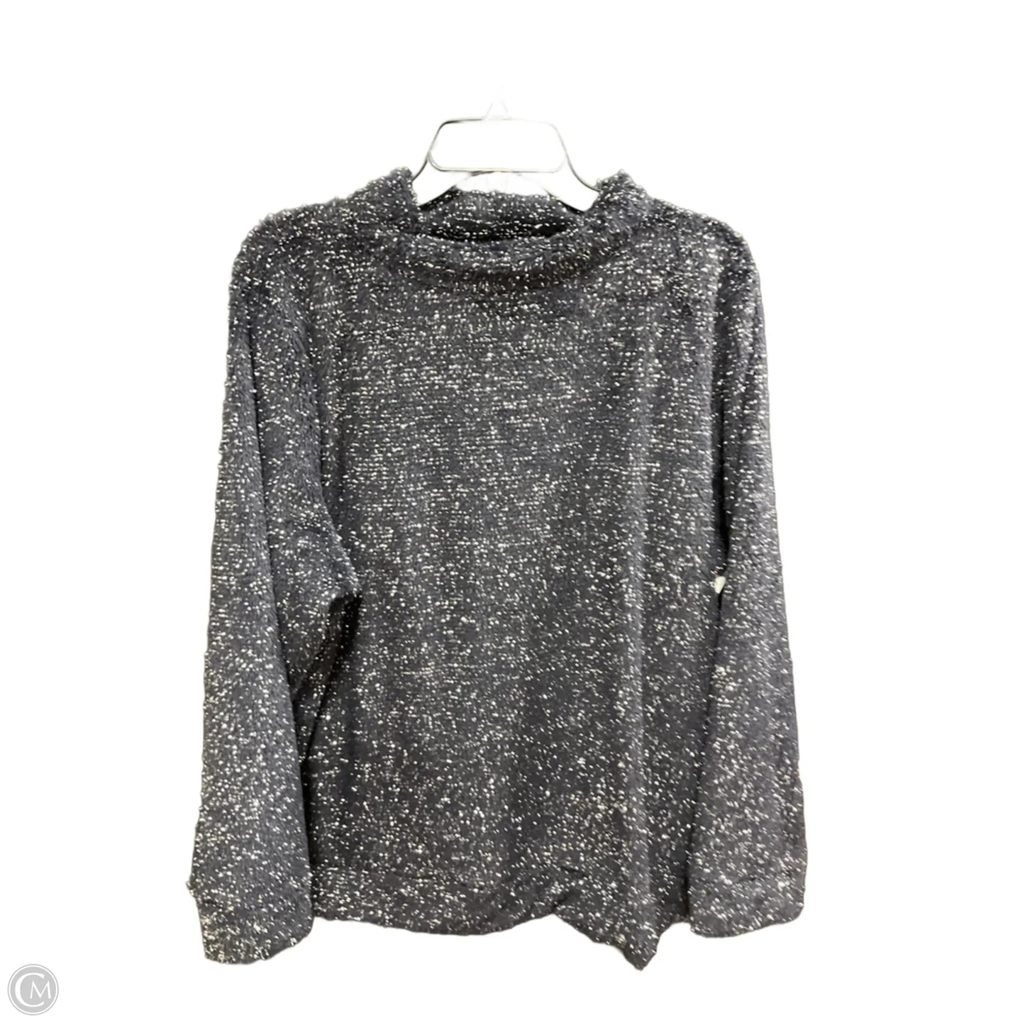 Top Long Sleeve By Talbots In Navy, Size: 2x