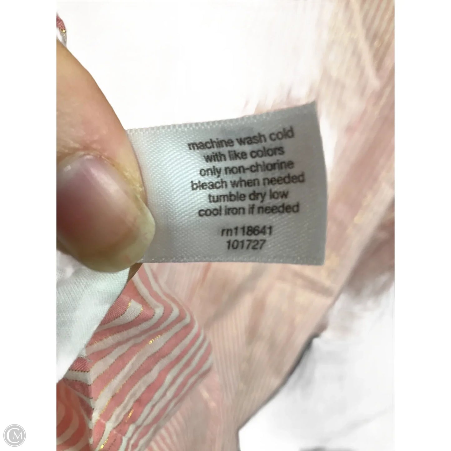 Top Long Sleeve By Lane Bryant In Striped Pattern, Size: 2x