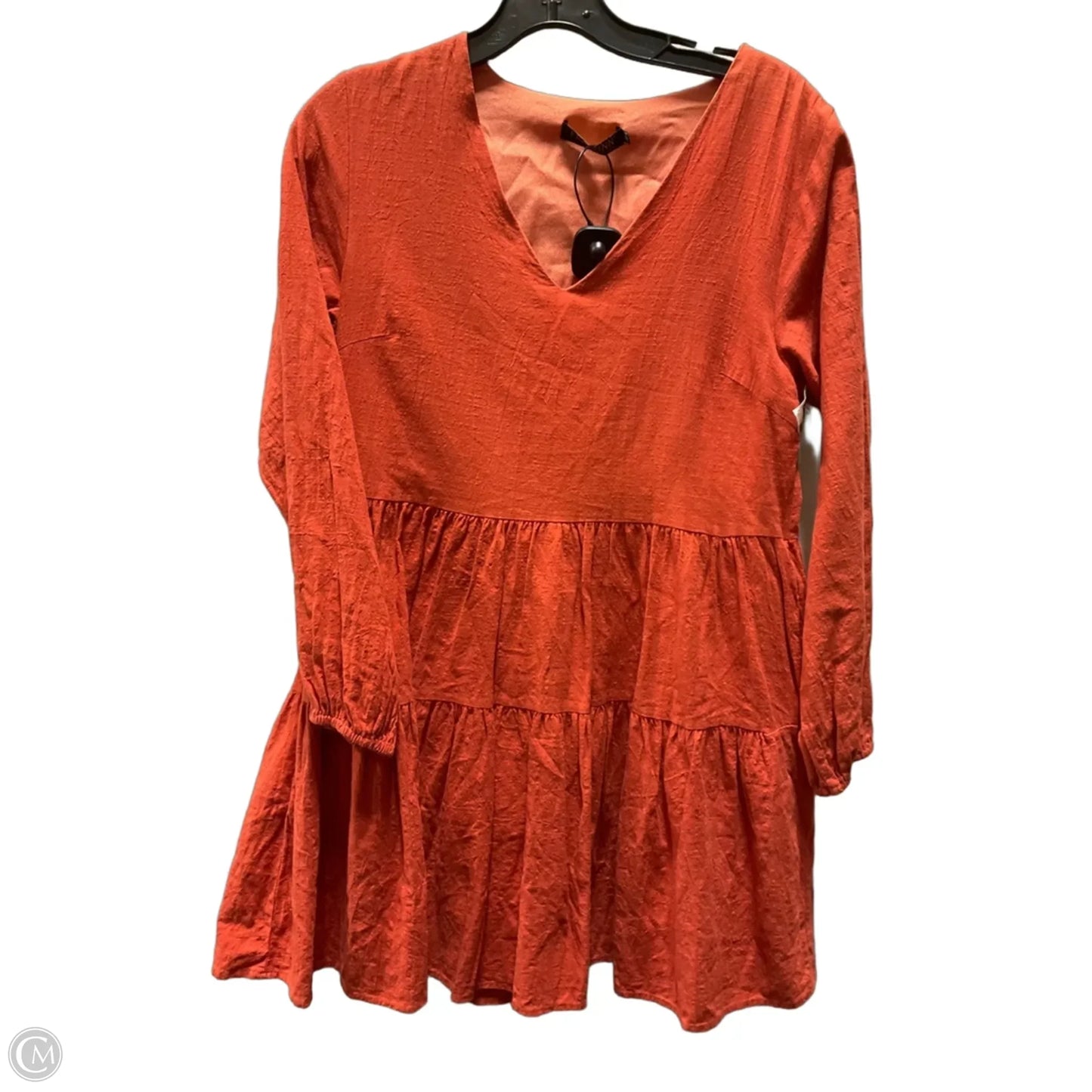 Dress Casual Short By Clothes Mentor In Orange, Size: M