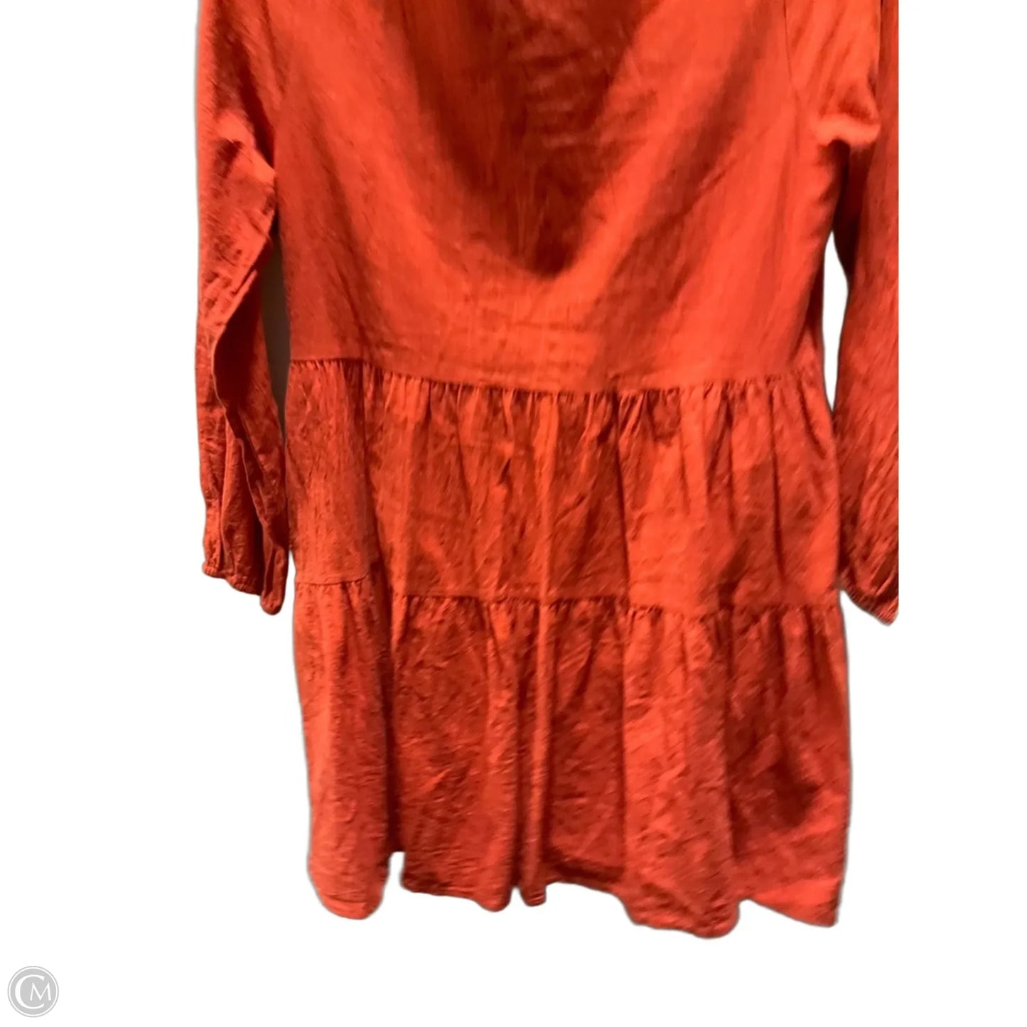 Dress Casual Short By Clothes Mentor In Orange, Size: M