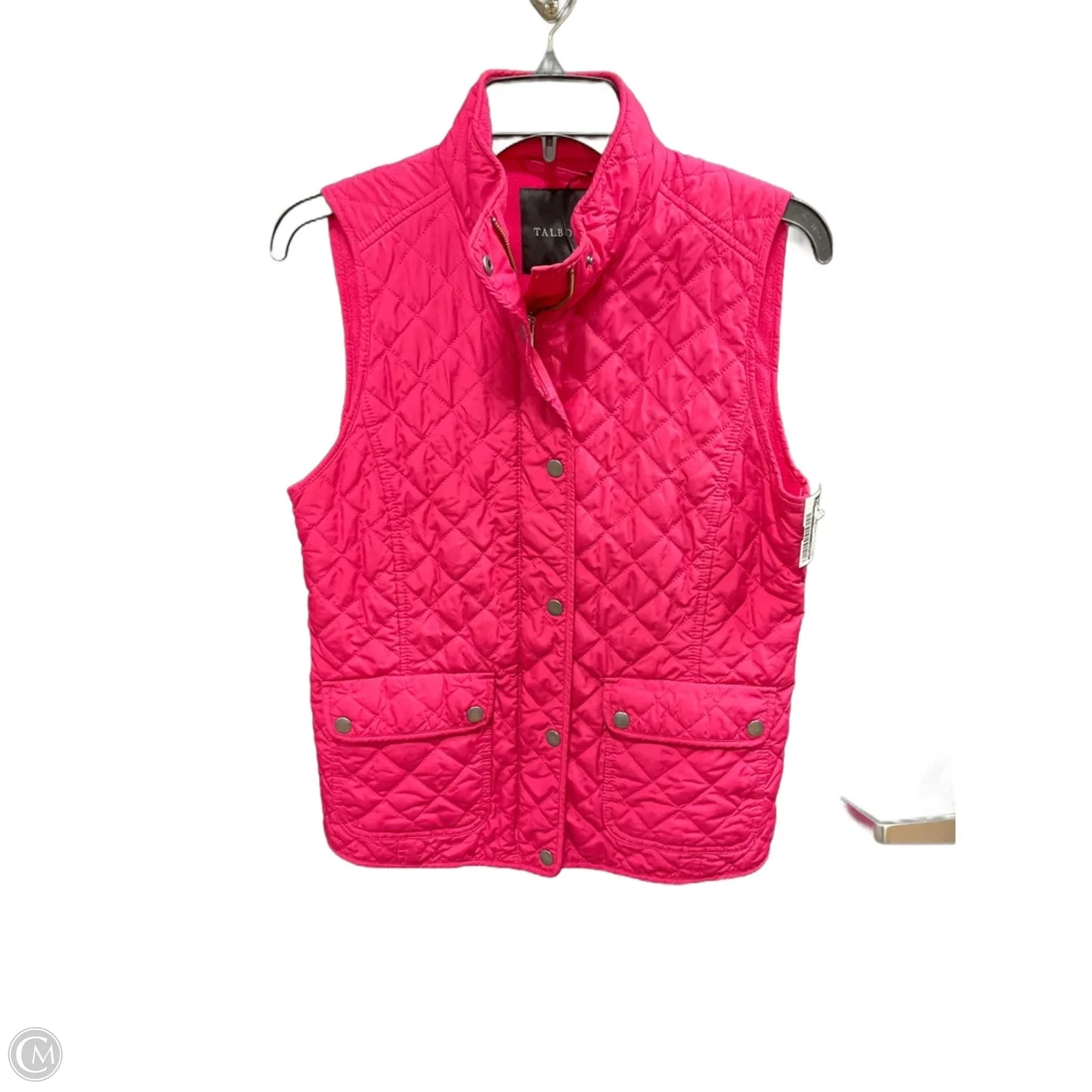 Vest Puffer & Quilted By Talbots In Pink, Size: Xs
