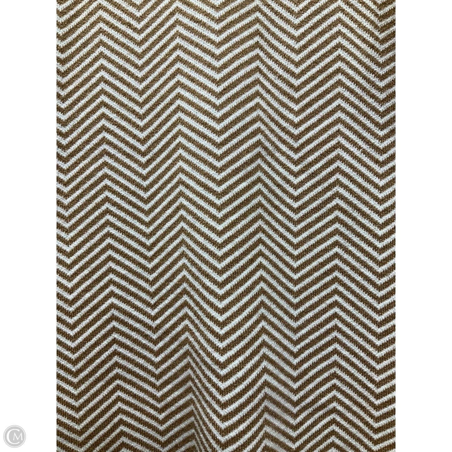 Cardigan By Nine West In Tan & White, Size: Xl