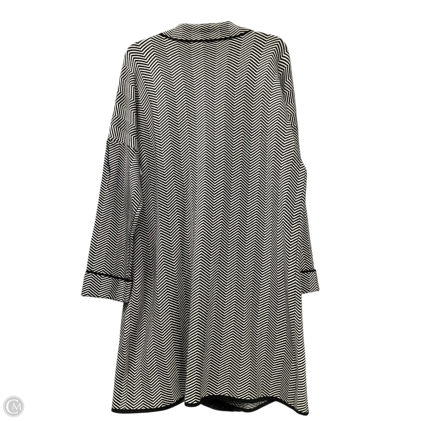 Cardigan By Nine West In Black & White, Size: Xl