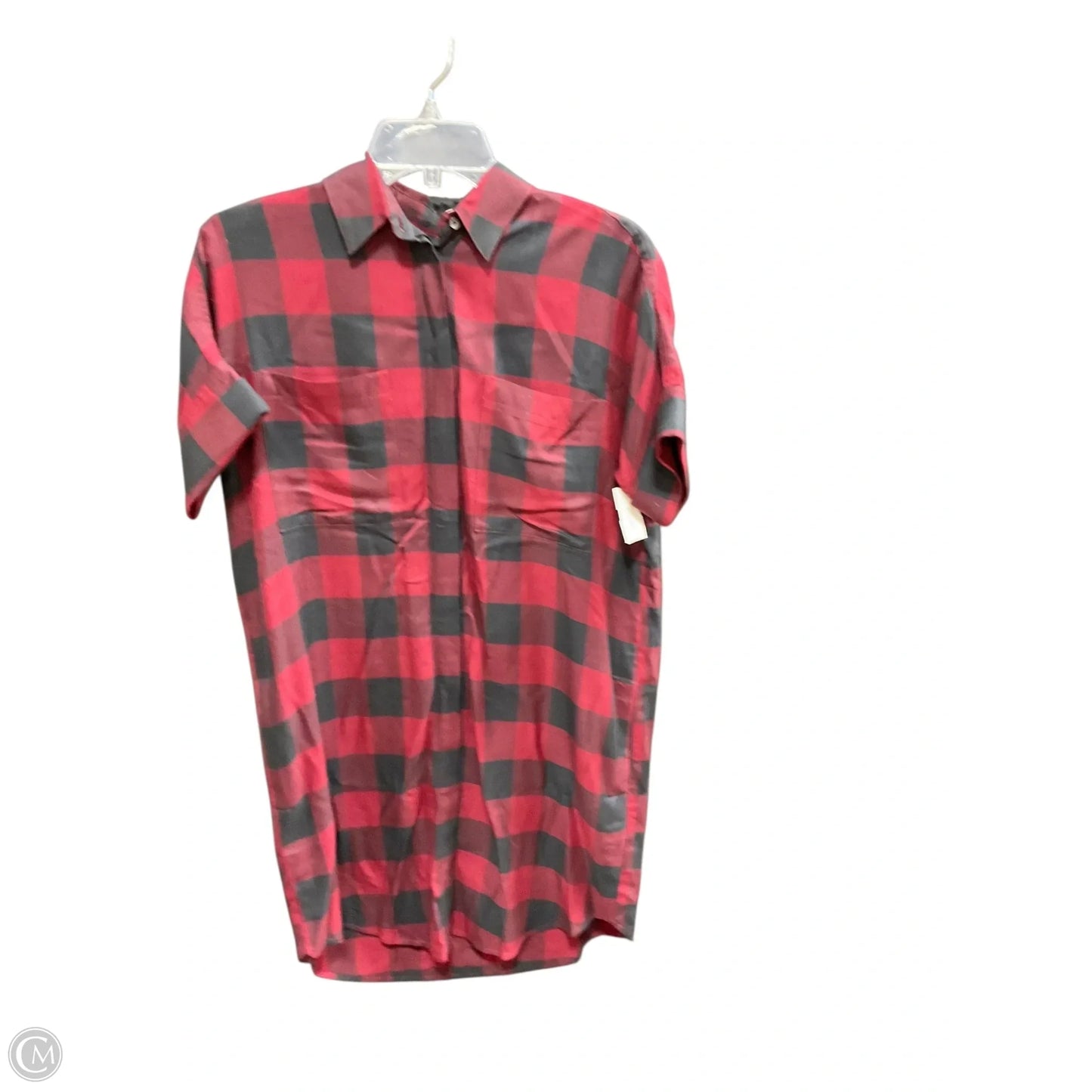 Dress Casual Short By Madewell In Black & Red, Size: Xs