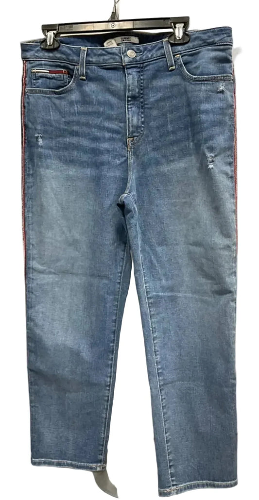 Jeans Skinny By Tommy Hilfiger In Blue Denim, Size: 12