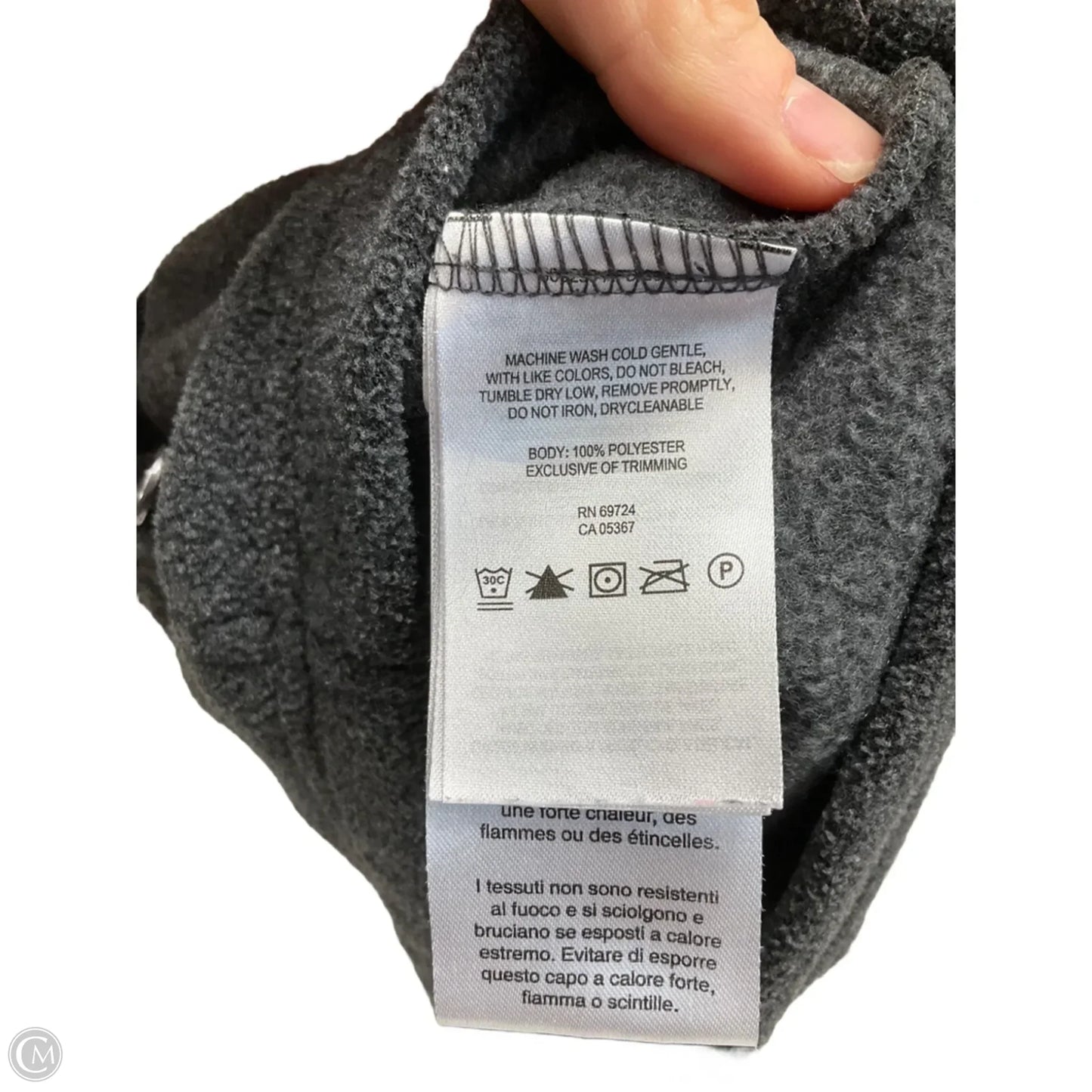 Vest Fleece By Columbia In Grey, Size: 1x