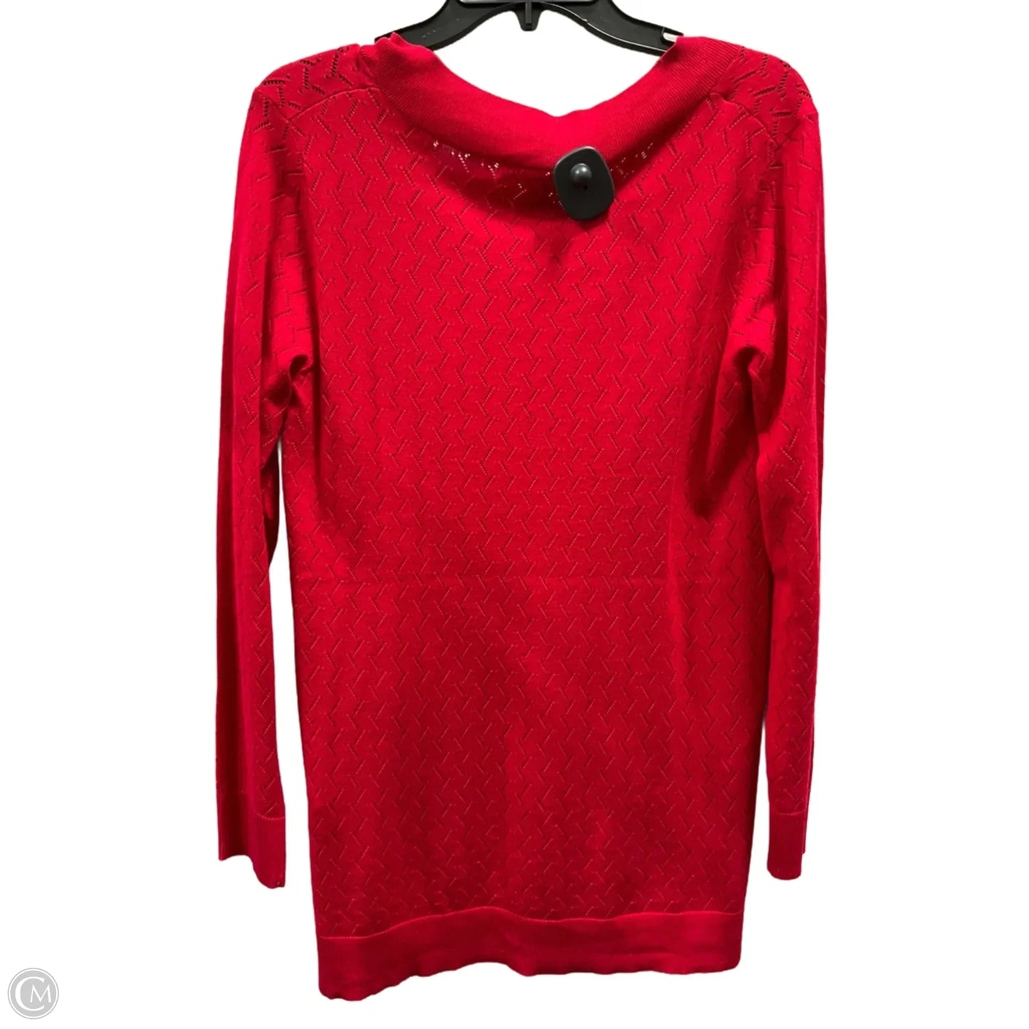 Top Long Sleeve By Cable And Gauge In Red, Size: M