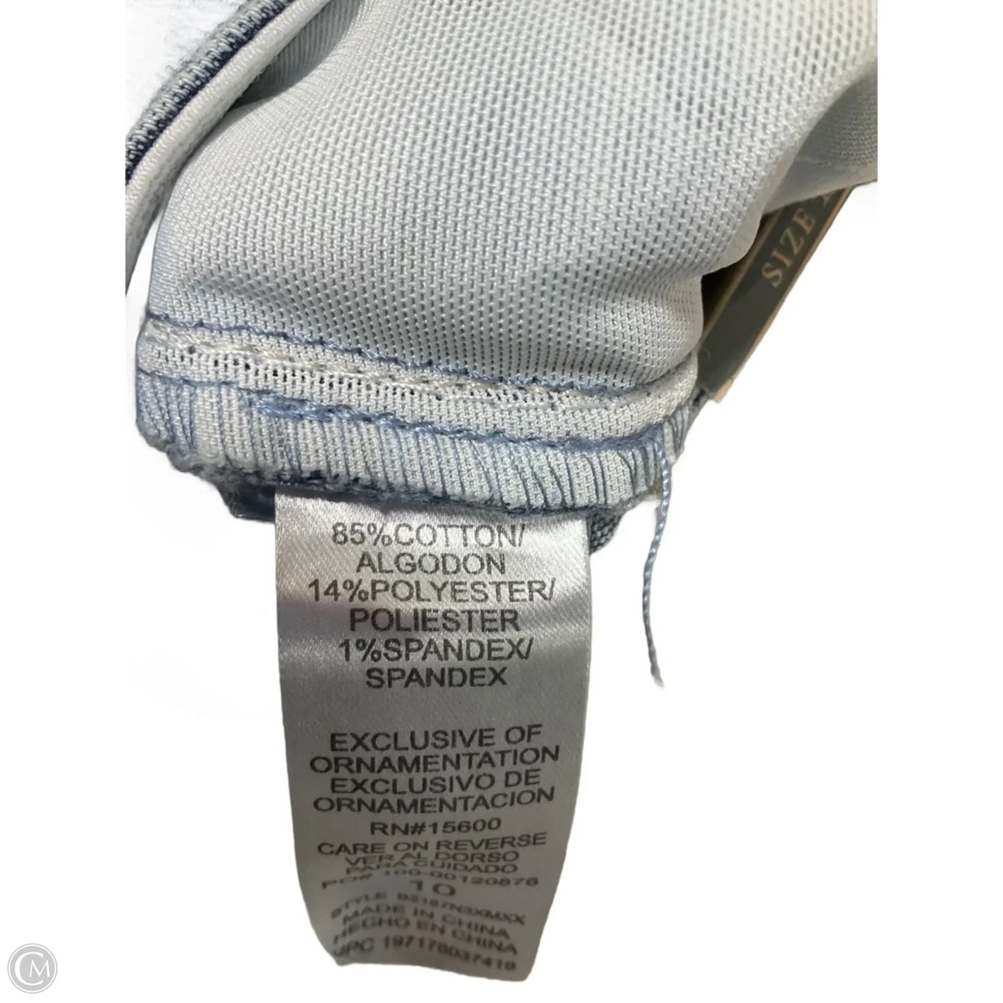 Jeans Cropped By Democracy In Blue Denim, Size: 10