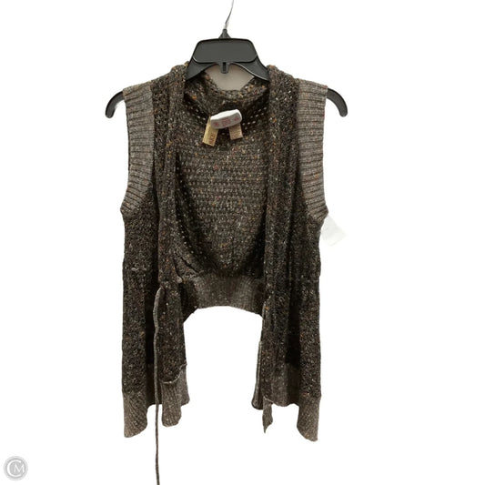 Cardigan By Bke In Black & Orange, Size: M