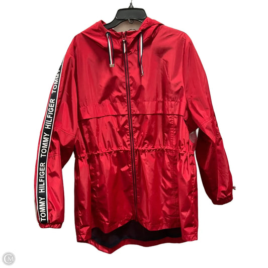 Coat Raincoat By Tommy Hilfiger In Red, Size: Xxl