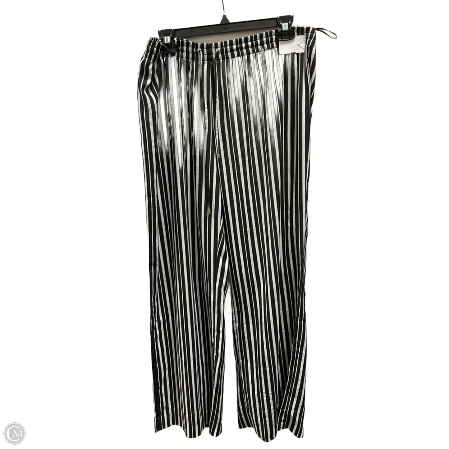 Pants Lounge By Calvin Klein In Striped Pattern, Size: L