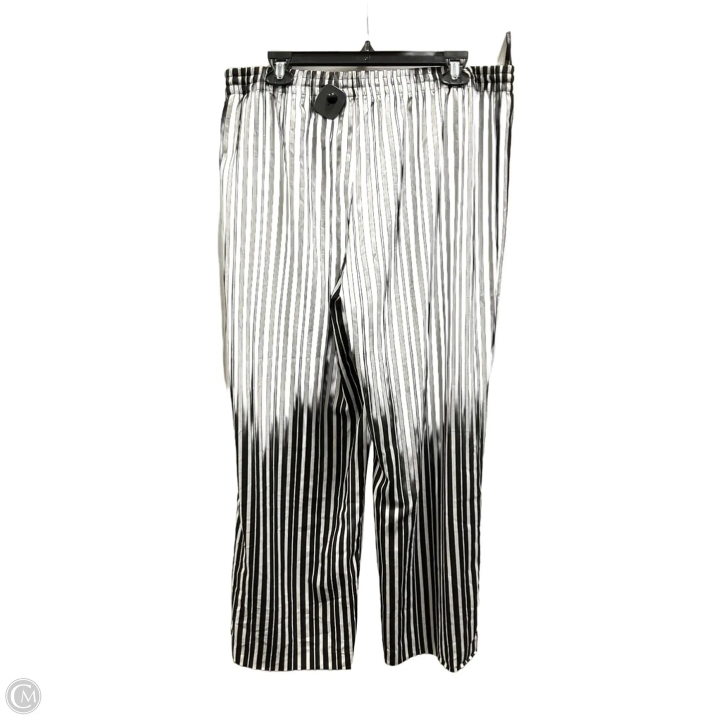 Pants Lounge By Calvin Klein In Striped Pattern, Size: L
