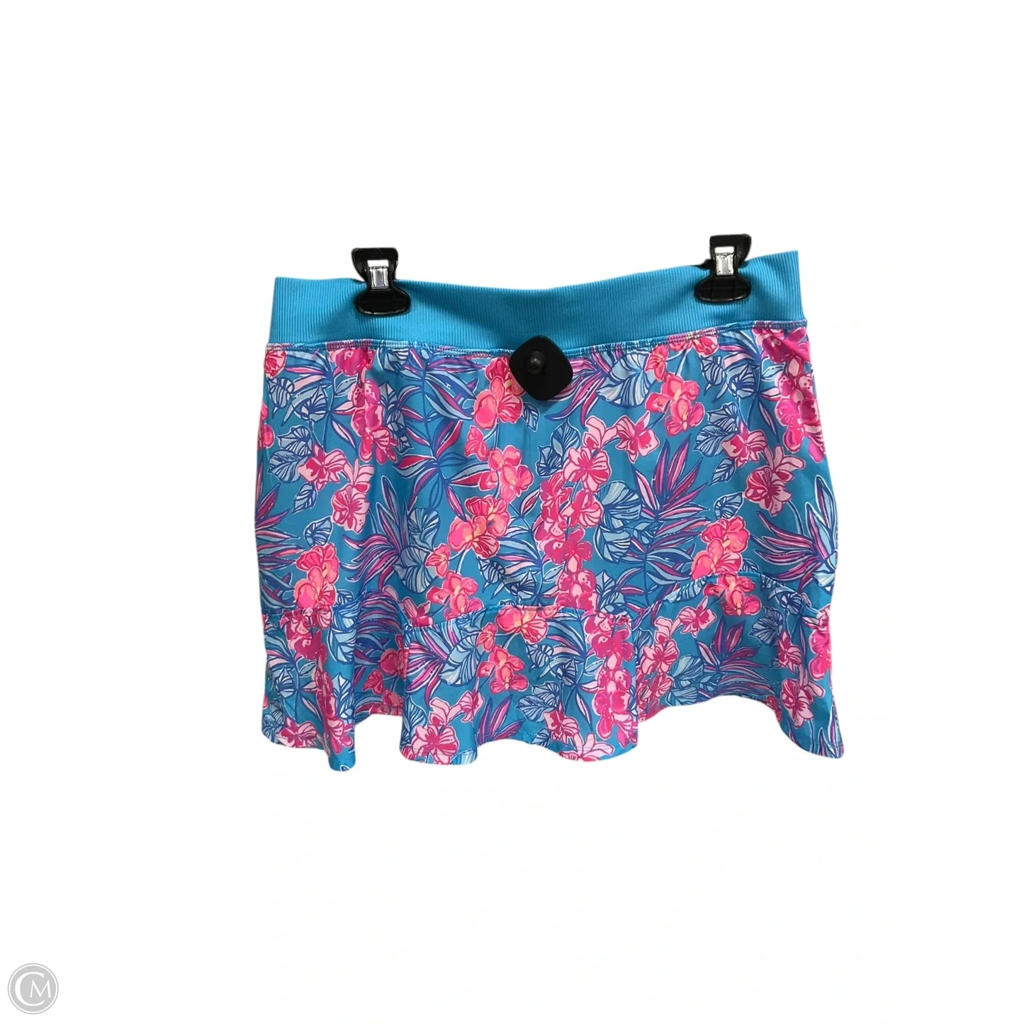 Skort Designer By Lilly Pulitzer In Blue & Pink, Size: L