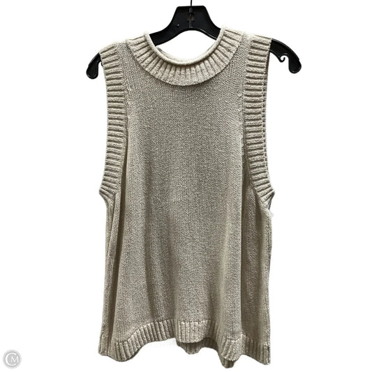 Top Sleeveless By Tribal In Beige, Size: Xl