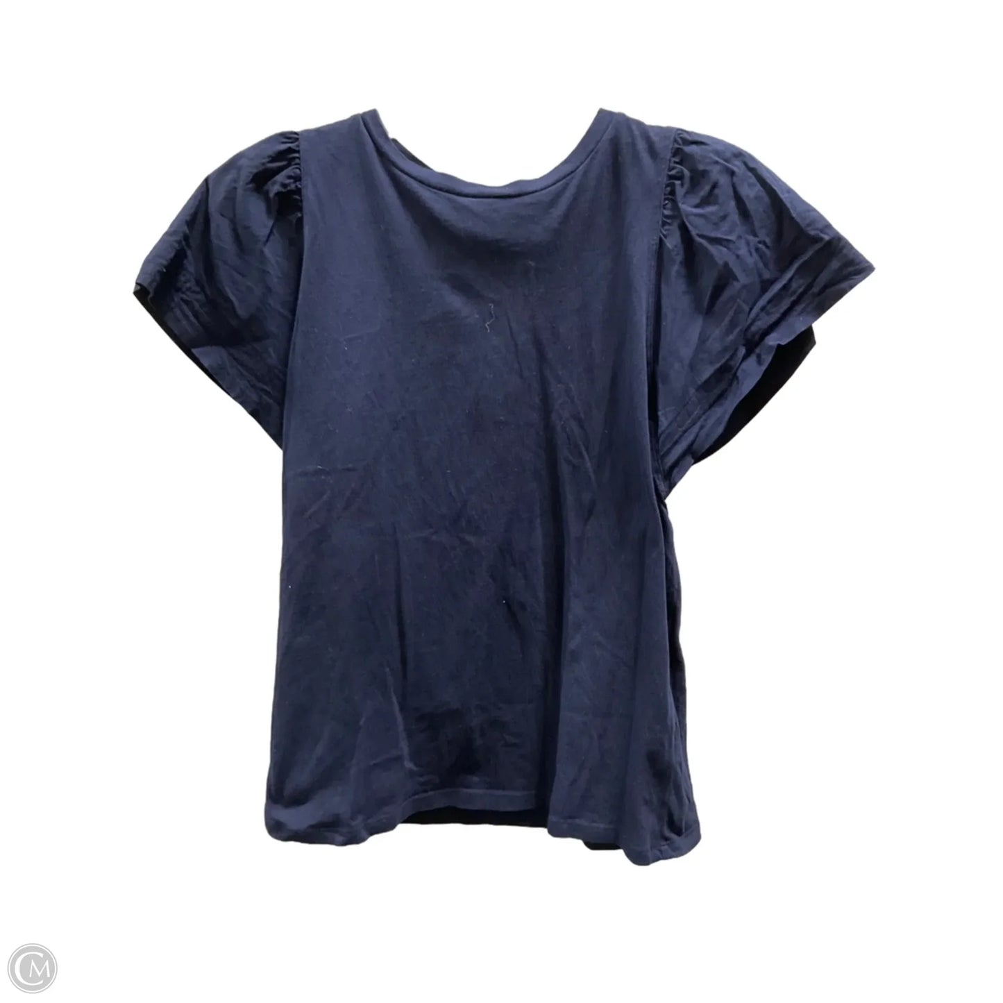 Top Short Sleeve By Maurices In Navy, Size: S