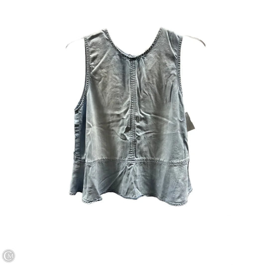 Top Sleeveless By Cloth & Stone In Blue, Size: S