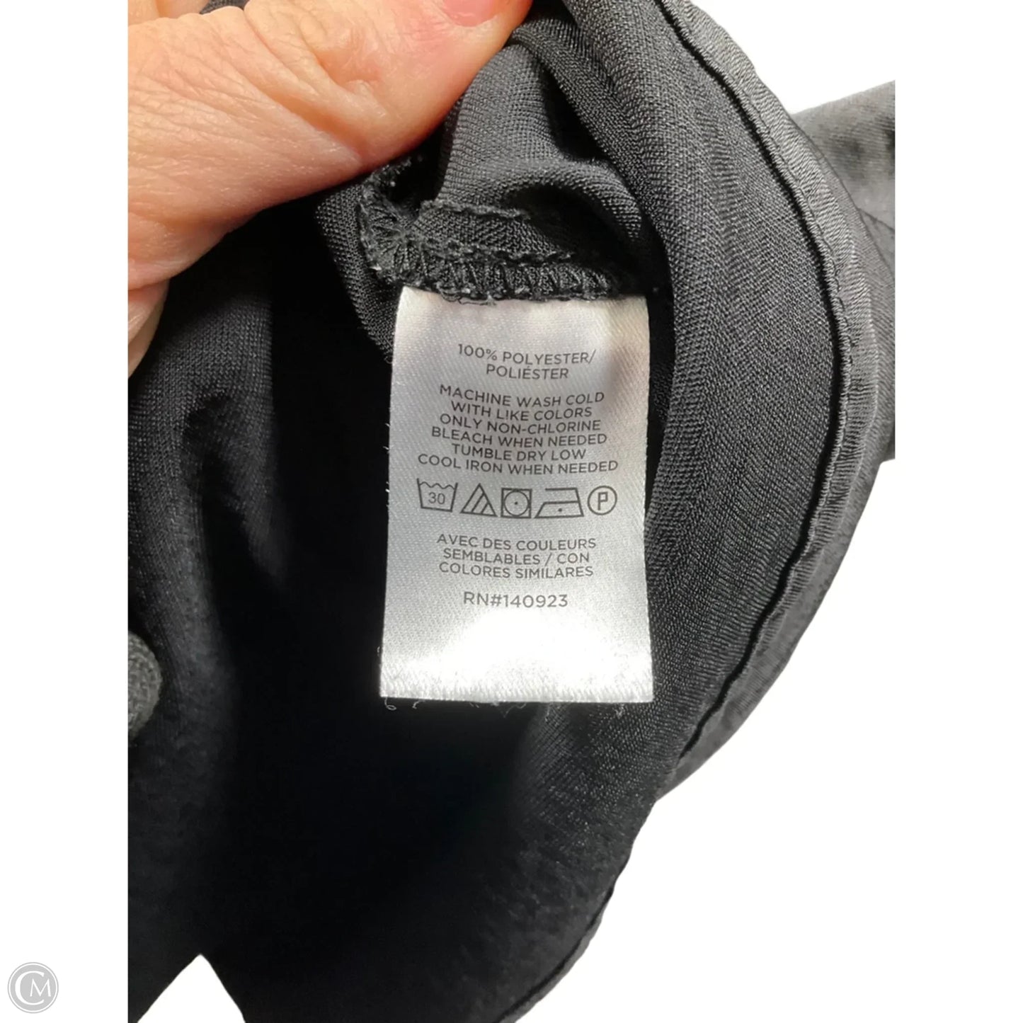 Top Sleeveless By Loft In Black, Size: Xsp