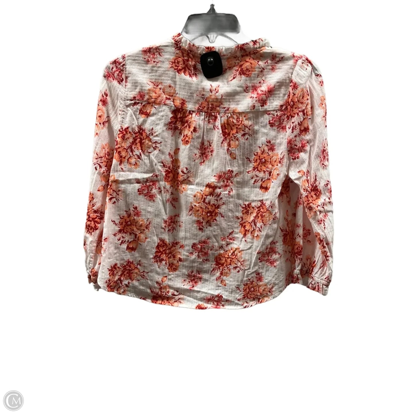 Top Long Sleeve By Loft In Floral Print, Size: Sp