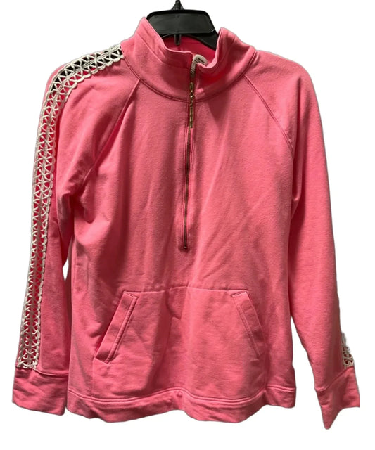 Top Long Sleeve Designer By Lilly Pulitzer In Pink, Size: S