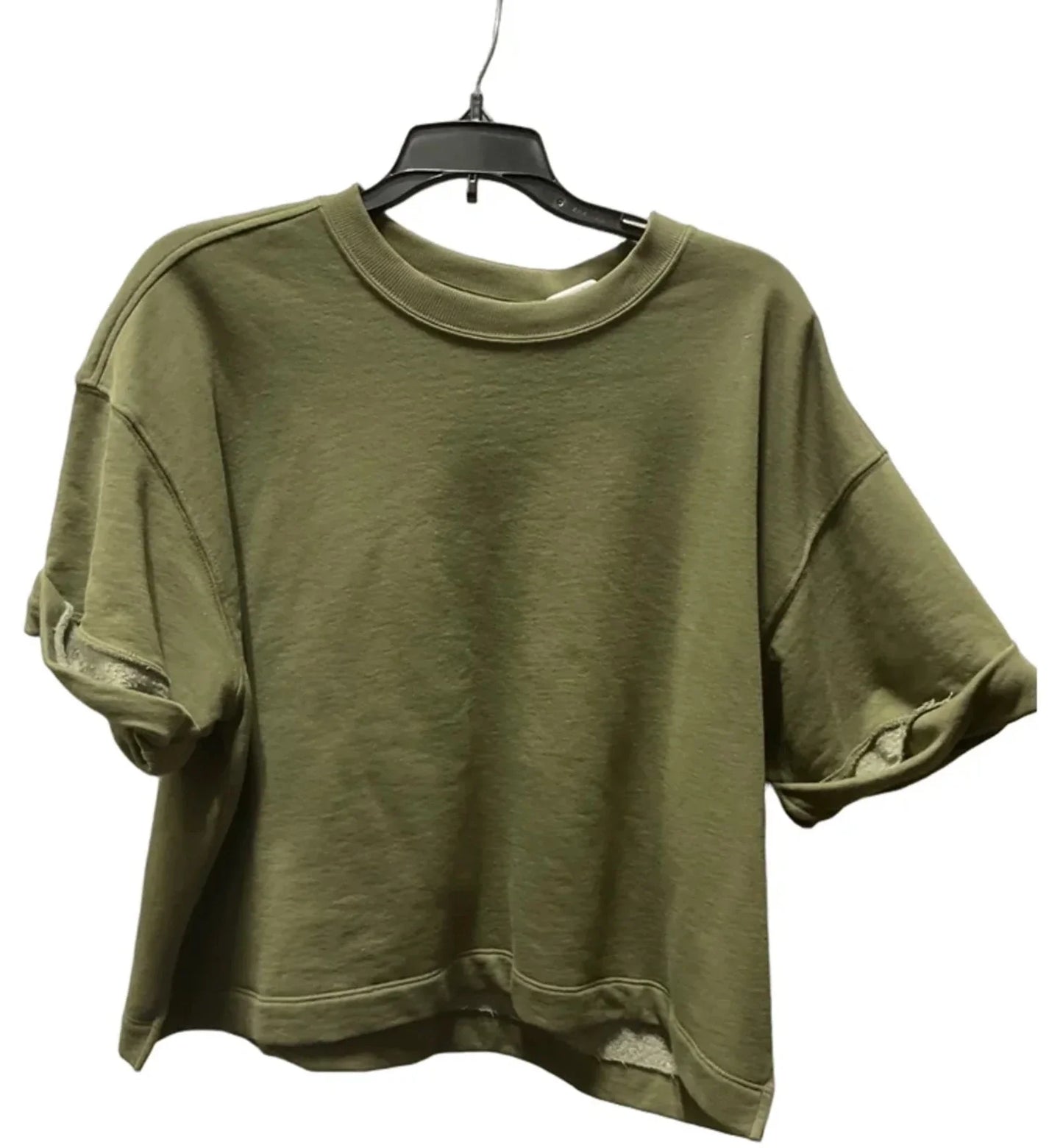 Top Short Sleeve By Madewell In Green, Size: M