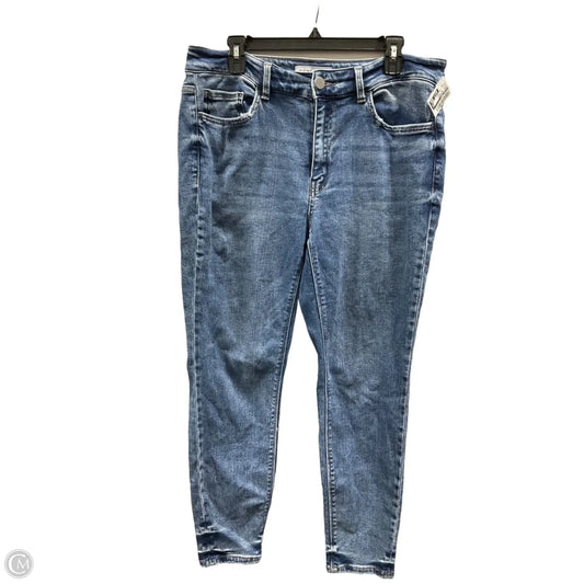 Jeans Skinny By Flying Monkey In Blue Denim, Size: 14