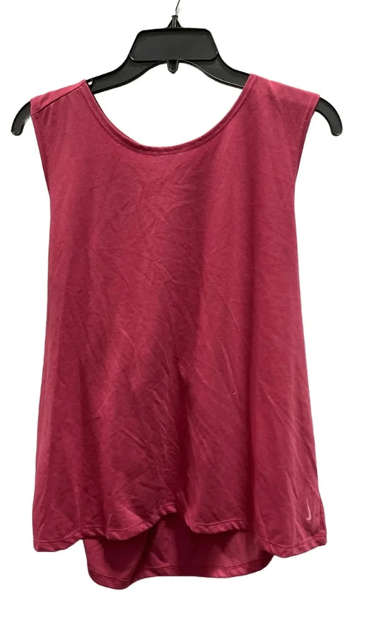 Athletic Tank Top By Nike Apparel In Pink, Size: Xl