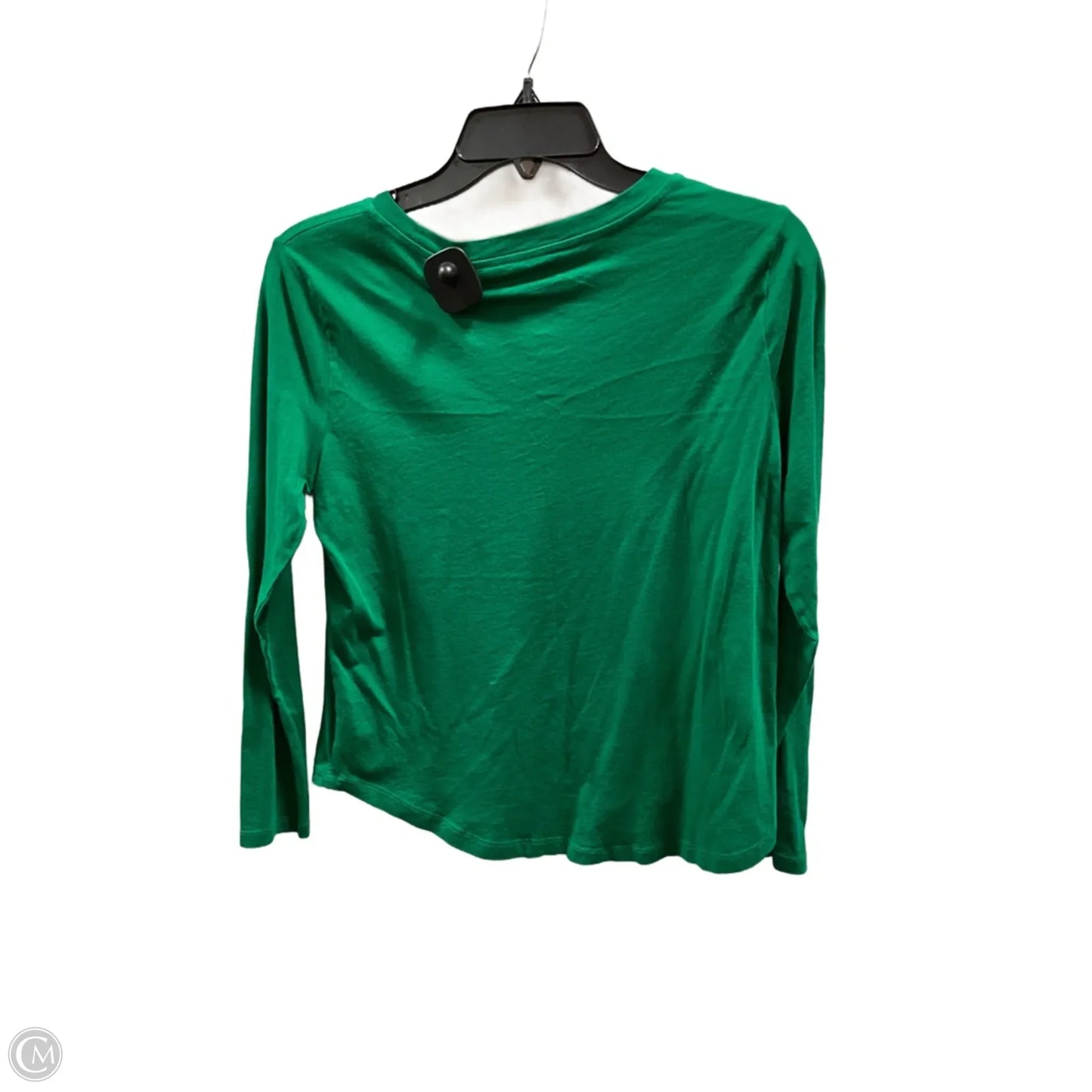 Top Long Sleeve Basic By Loft In Green, Size: M