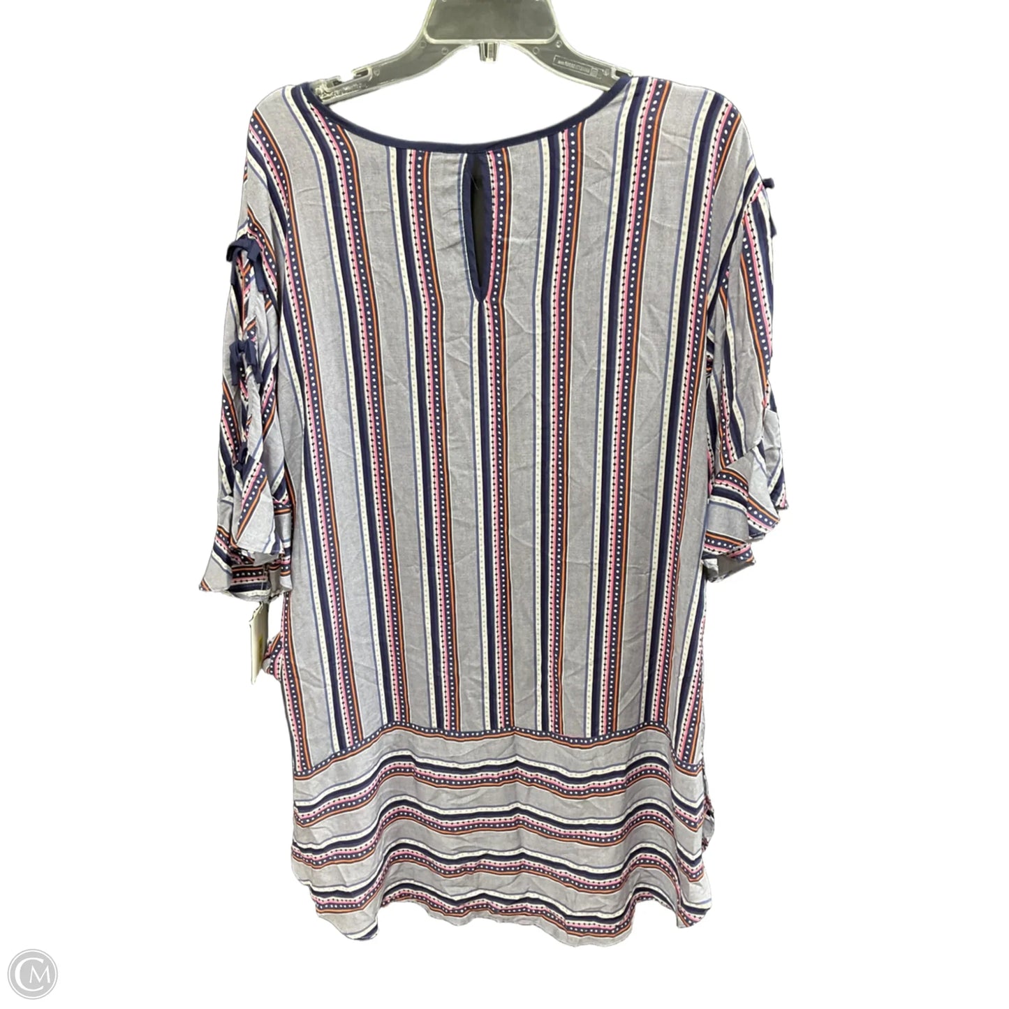 Top Short Sleeve By Kensie In Striped Pattern, Size: S
