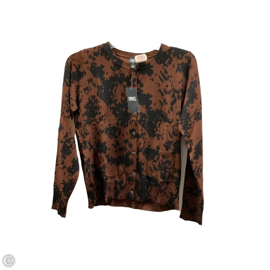 Cardigan By Inc In Black & Brown, Size: S