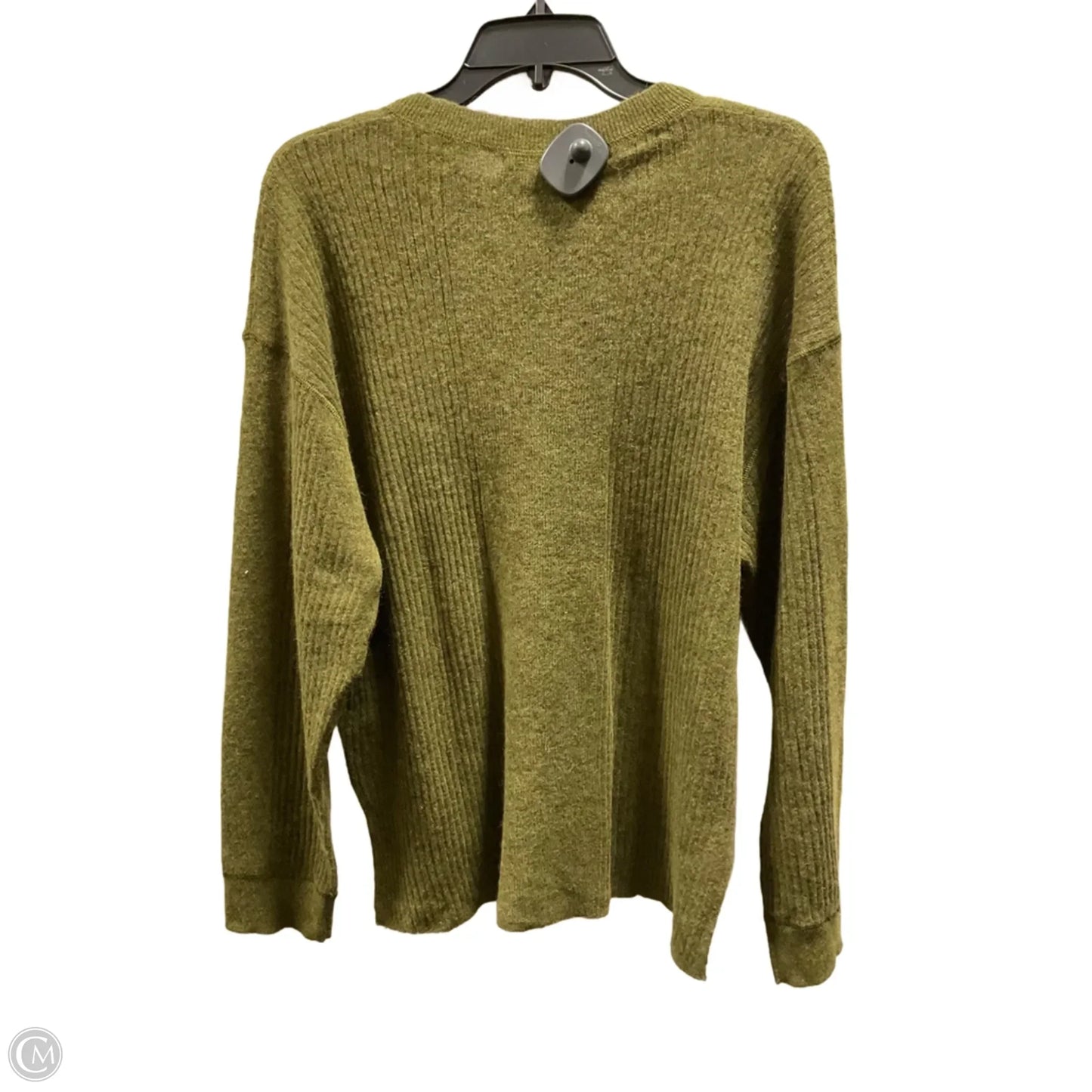 Top Long Sleeve By Madewell In Green, Size: M