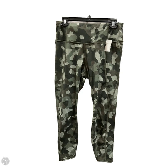 Athletic Leggings By Athleta In Camouflage Print, Size: 8