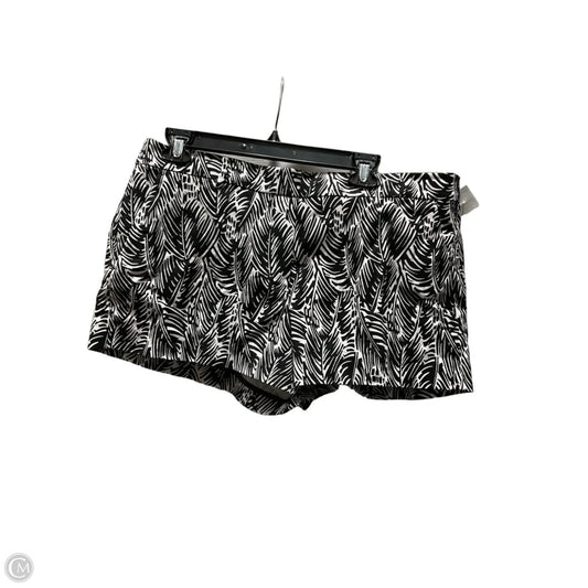 Shorts By Michael By Michael Kors In Black & White, Size: 12