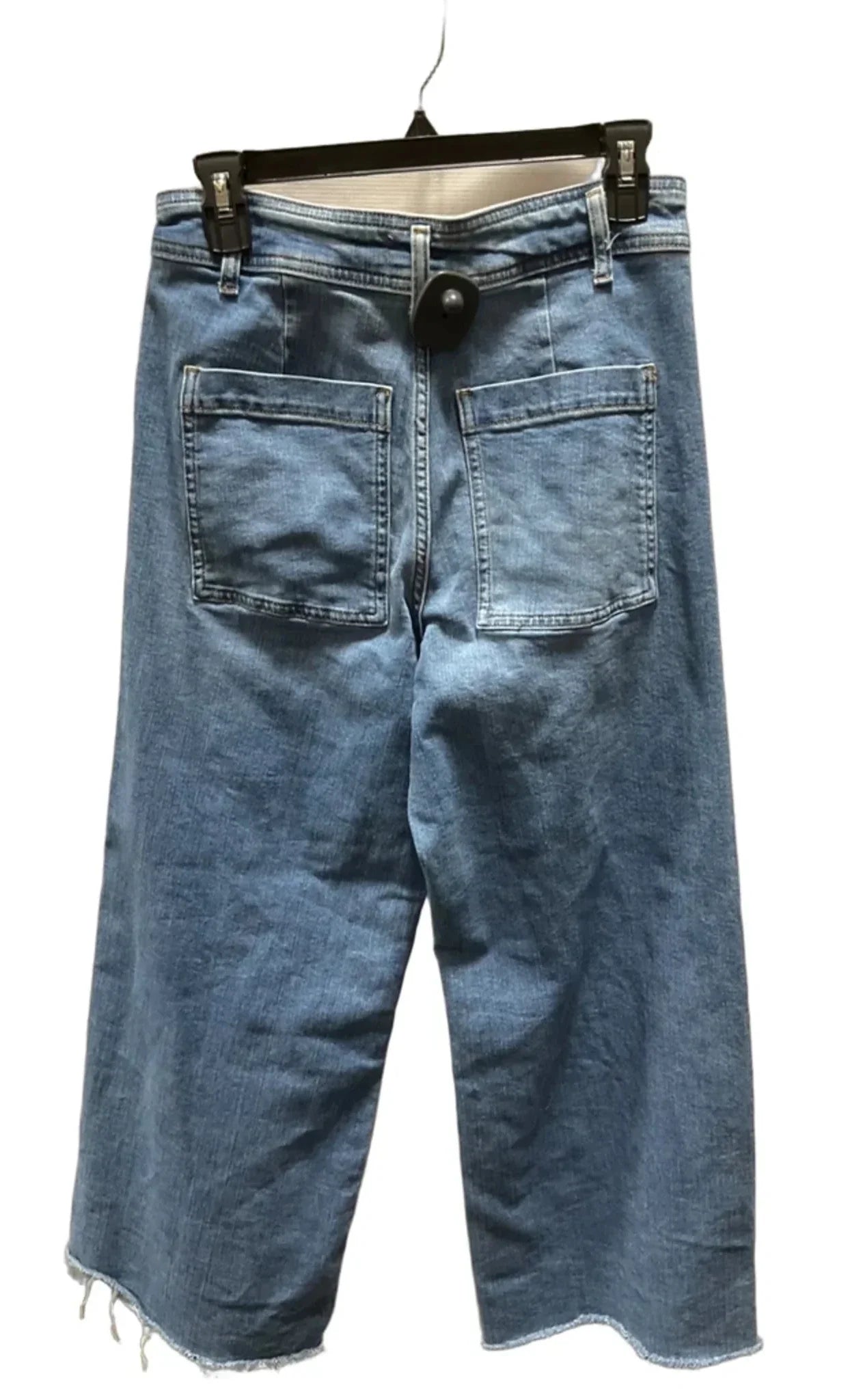 Jeans Wide Leg By Zara In Blue, Size: 8