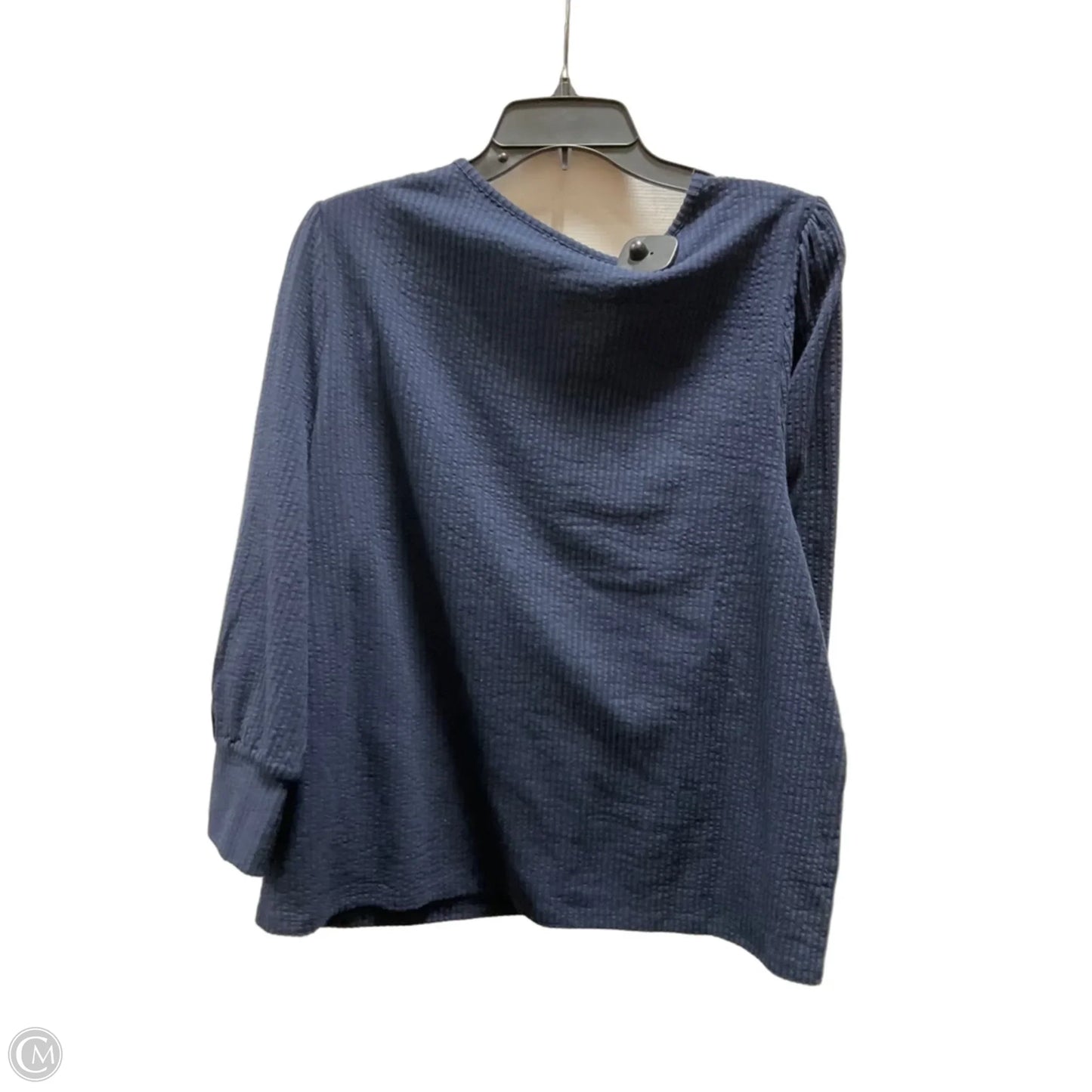 Top 3/4 Sleeve By Talbots In Navy, Size: Xl