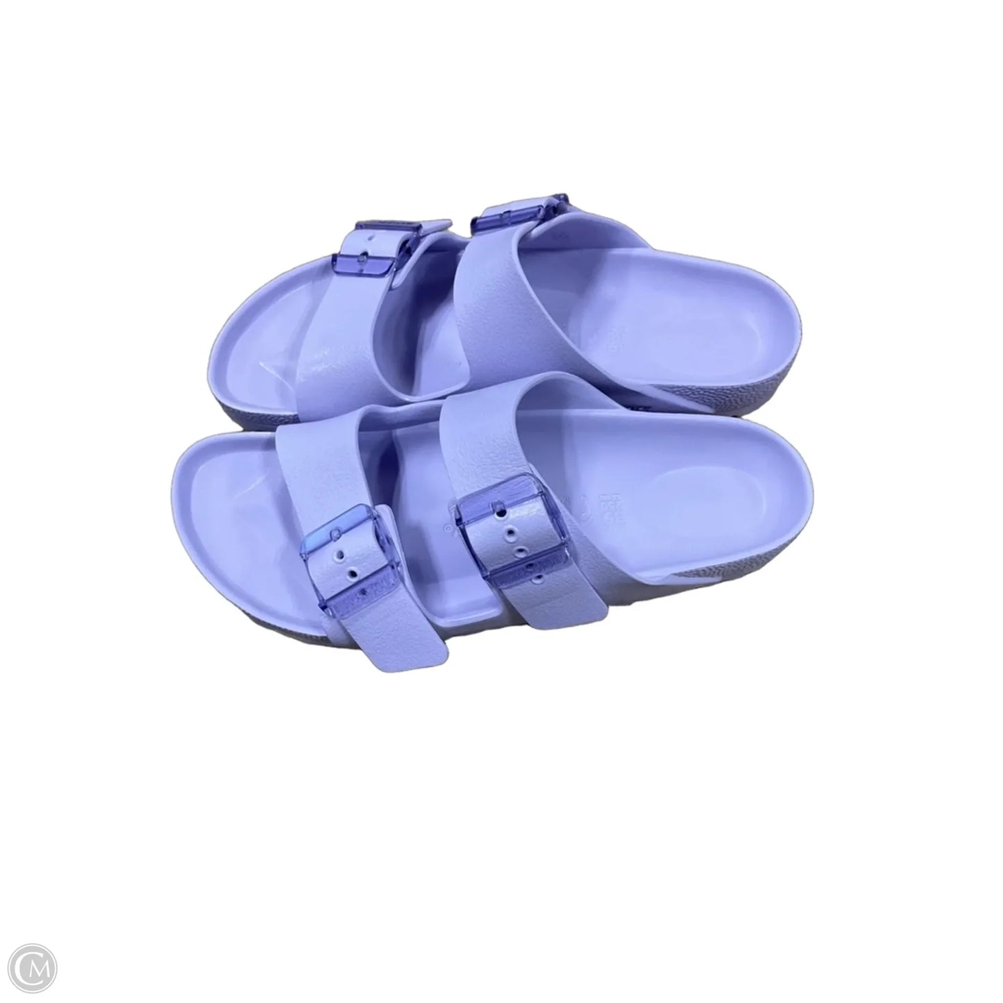 Sandals Flats By Birkenstock In Purple, Size: 8.5