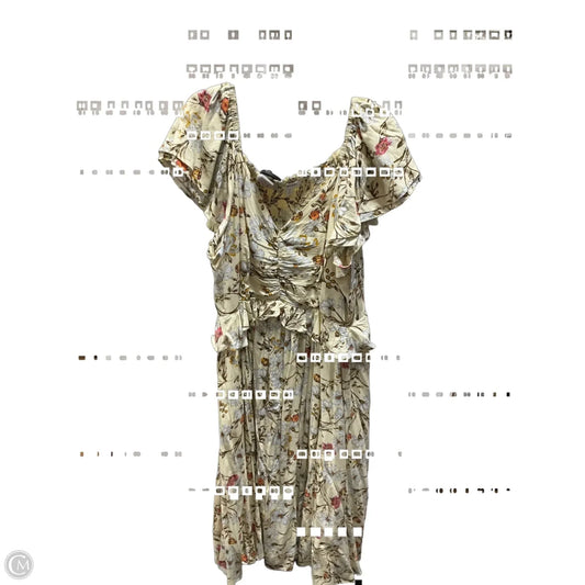 Dress Casual Maxi By Nordstrom In Floral Print, Size: 3x