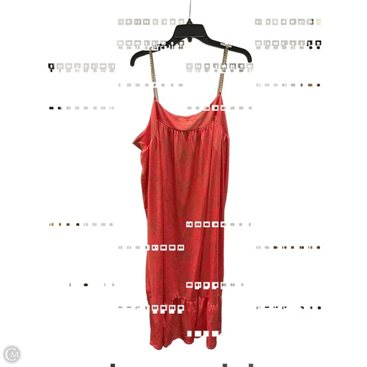 Dress Casual Maxi By Michael By Michael Kors In Orange, Size: 2x