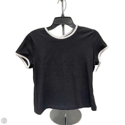 Top Short Sleeve Basic By C And C In Black, Size: Sp