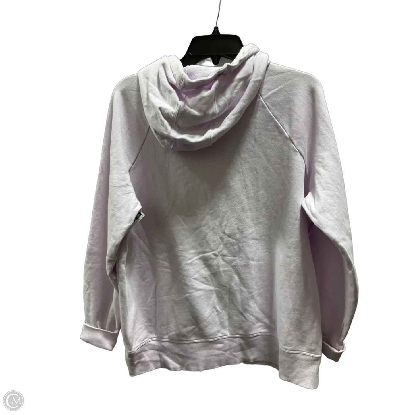 Sweatshirt Hoodie By Under Armour In Purple, Size: L