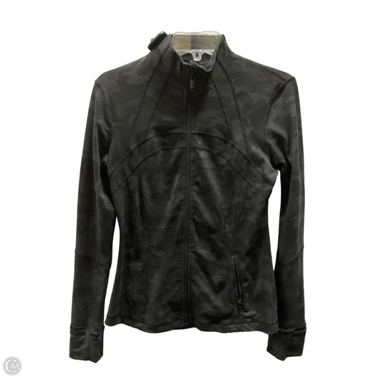 Athletic Jacket By Lululemon In Camouflage Print, Size: M