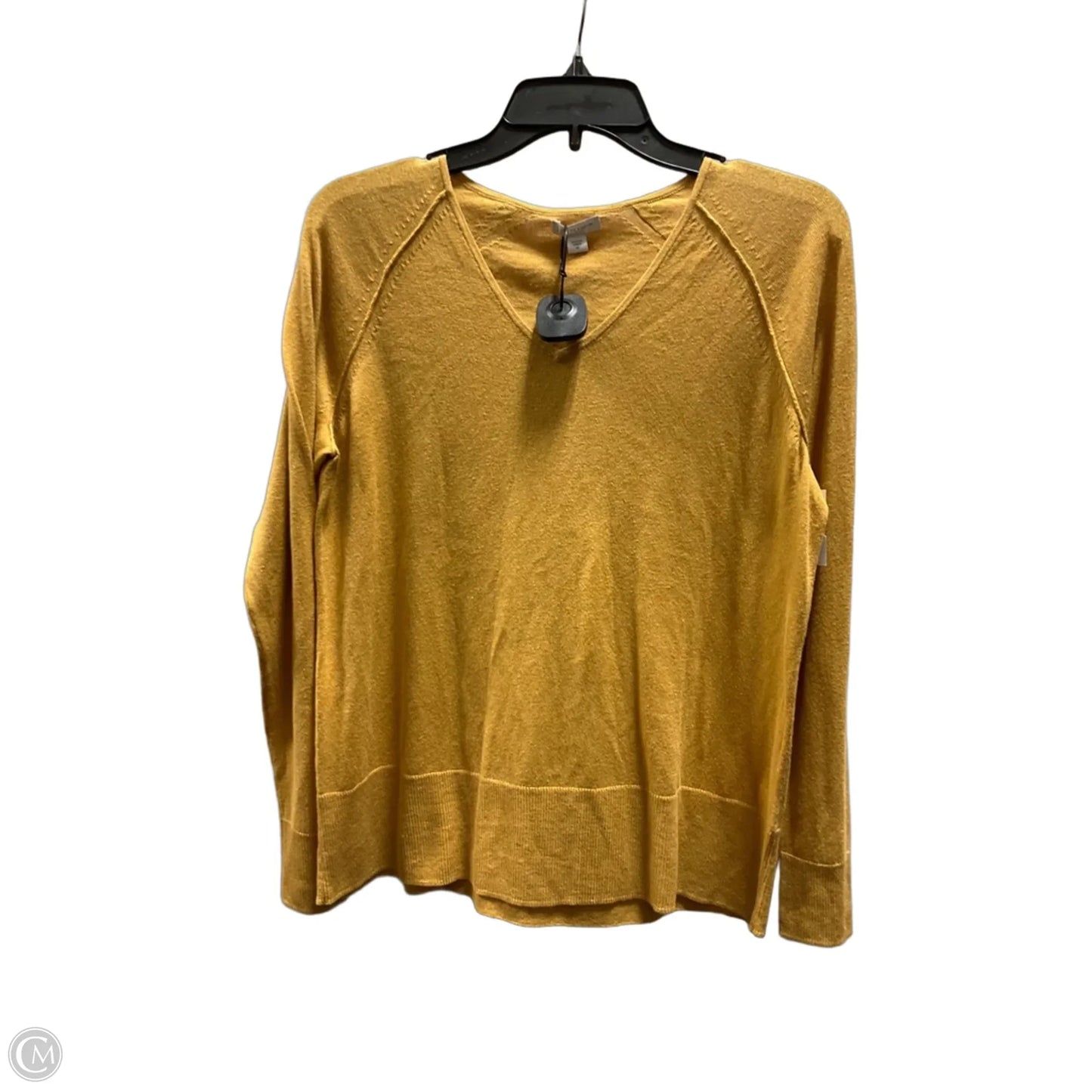 Top Long Sleeve By J. Jill In Yellow, Size: Xsp