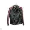 Athletic Jacket By Adidas In Grey, Size: M
