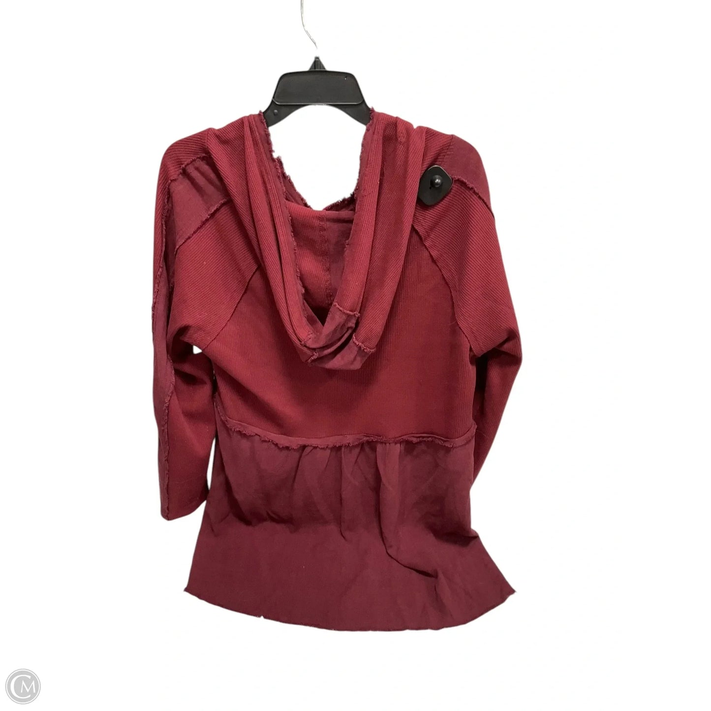 Top Long Sleeve By Umgee In Maroon, Size: M