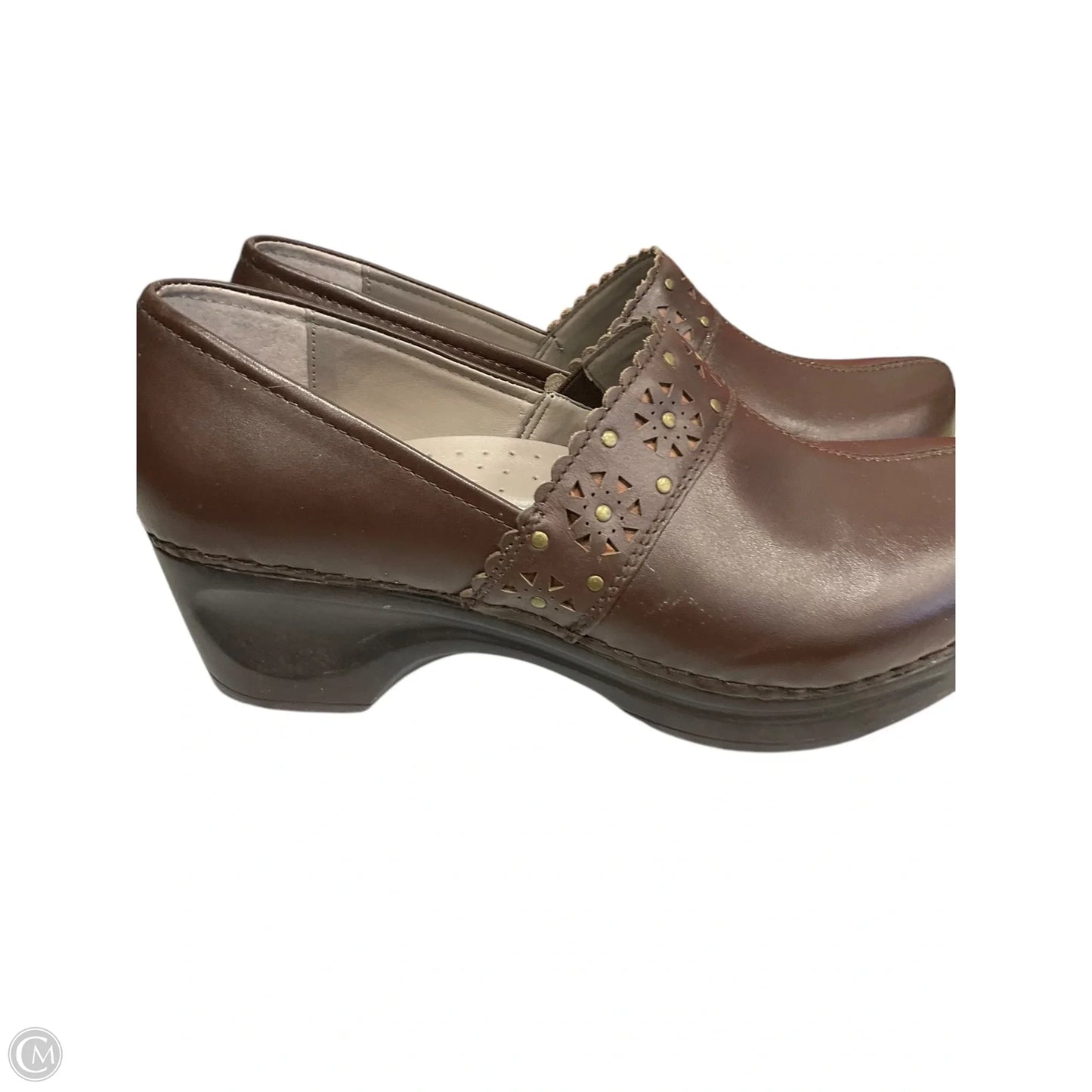 Shoes Heels Block By Sanita In Brown, Size: 9