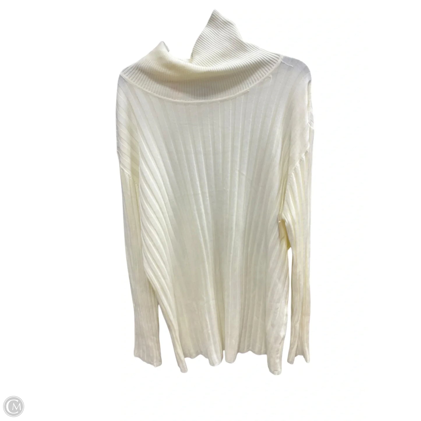 Sweater By Suzanne Betro In Cream, Size: 3x