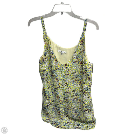 Top Sleeveless By Cabi In Yellow, Size: L
