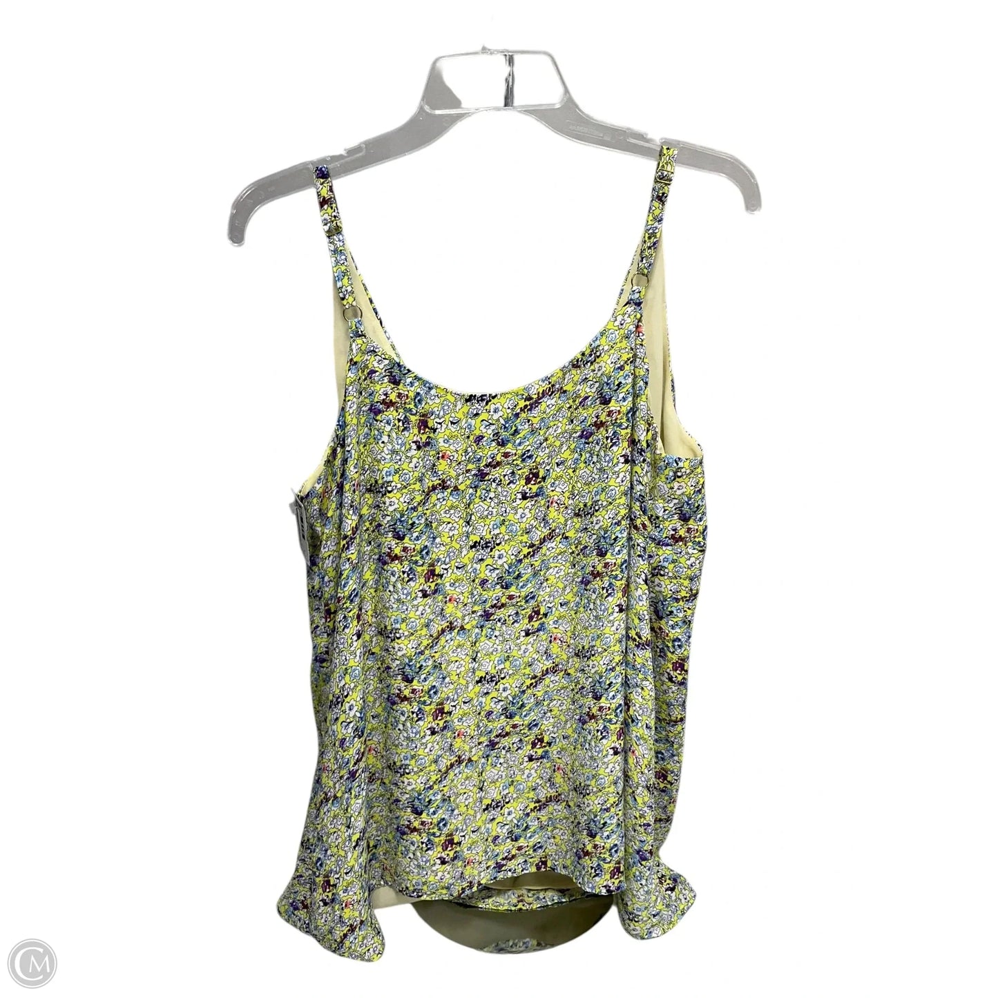 Top Sleeveless By Cabi In Yellow, Size: L