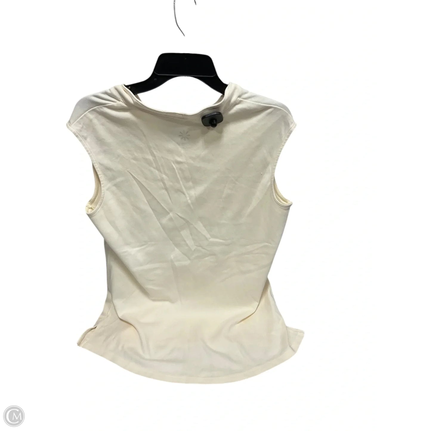 Top Sleeveless By Isaac Mizrahi Live Qvc In Cream, Size: L