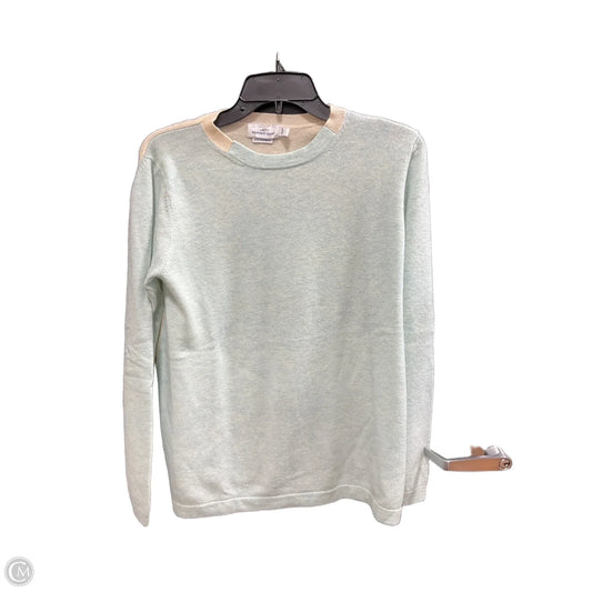 Sweater Cashmere By Vineyard Vines In Blue & Cream, Size: L