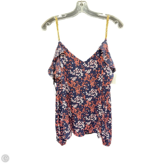 Top Long Sleeve By Michael By Michael Kors In Floral Print, Size: Xl